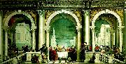 Paolo  Veronese feast in the house of levi oil painting